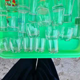 тарелки, рюмки