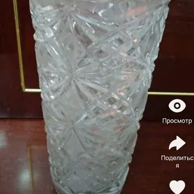 ваза хрусталь