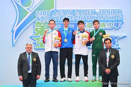 Туркменские каратисты стали призерами чемпионата Азии в Китае среди кадетов и юниоров