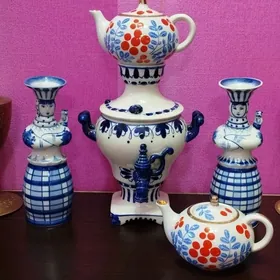 фарфоровый подсвечник
