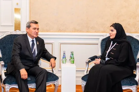 Raşid Meredow Dohada Kataryň döwlet ministri bilen duşuşdy