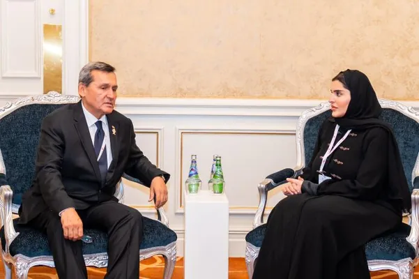 Raşid Meredow Dohada Kataryň döwlet ministri bilen duşuşdy