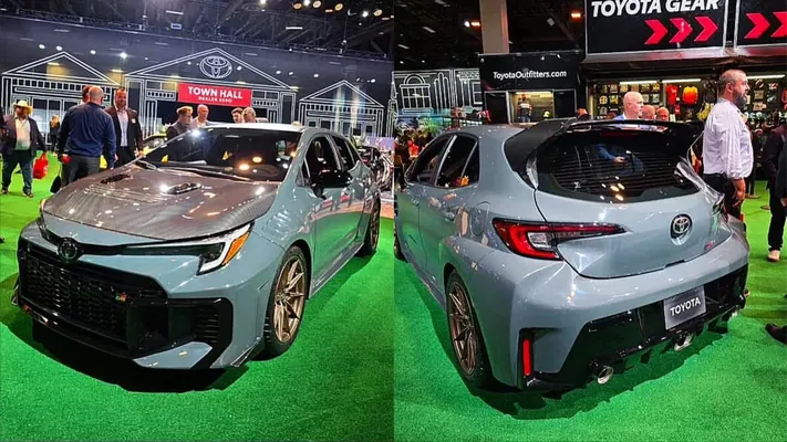 Toyota Corolla-nyň iň ekstremal görnüşini taýýarlaýar: täze superhetçbegiň suratlary