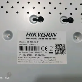 NVR hikvision 4 канала