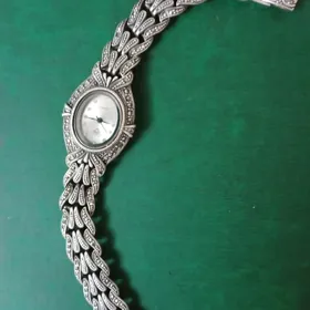 серебряные часы
