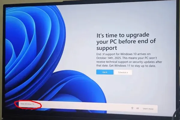 Завершается поддержка Windows 10: Microsoft выпустила последнее предупреждение