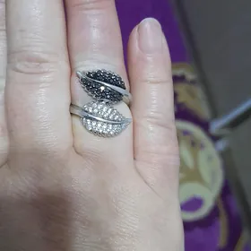кольцо серебряное