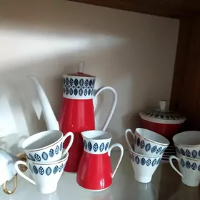 фарфоровый кофейный сервиз