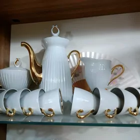 фарфоровый кофейный сервиз