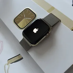 Apple Watch 9 stainless steel🟡