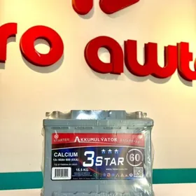 AKKUMULÝATOR 3STAR 12V60AH