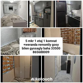 5 mkr 1 komnat