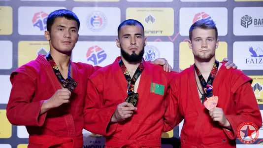 Türkmen samboçylary Duşenbede Dünýä Kubogynda 11 medal gazandylar