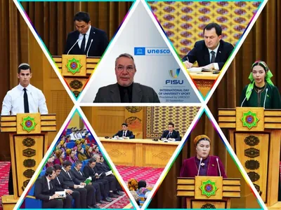 Aşgabatda Talyplar sportunyň halkara güni mynasybetli forum geçirildi