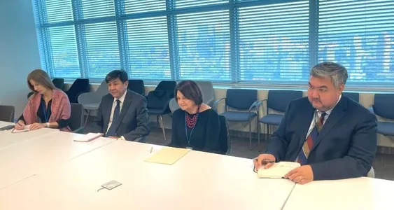Raşid Meredow BMG-niň Baş sekretarynyň orunbasary Rozmari Dikarlo bilen duşuşdy