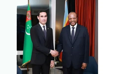 Serdar Berdimuhamedow Nýu-Ýorkda Eswatininiň Patyşasy Mswati III bilen duşuşdy