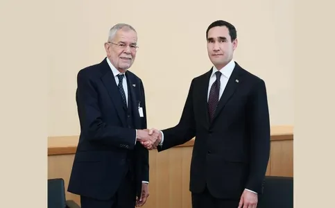 Serdar Berdimuhamedow Awstriýanyň Prezidenti bilen hyzmatdaşlyk meselelerini maslahatlaşdy
