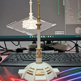 Maket Garaşsyzlyk bina (8ayak)