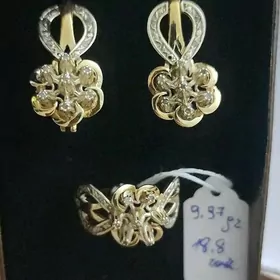 gyzyl komplekt altyn золото