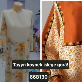 Yanly koynek el ise tayyn