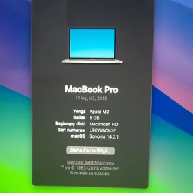 MacBook pro 13-inch M2