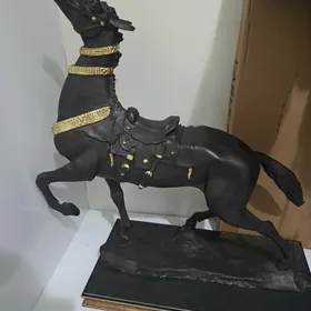 Heykel AT bronza guyulan 80sm