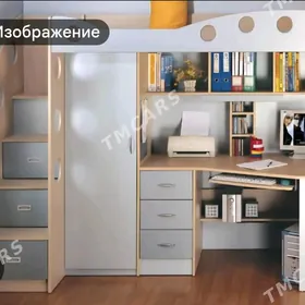 дет. мебель 3 в 1 шкаф кровать