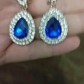 серьги Капли Силены