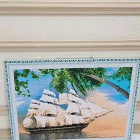 Картина корабль