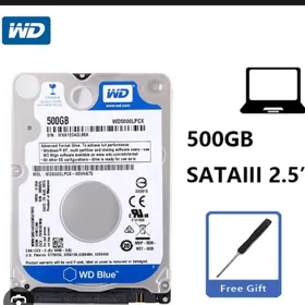 TÄZE HDD WD 500GB NOTEBOOK