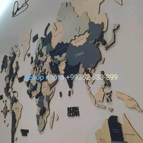 карта декор Karta мира