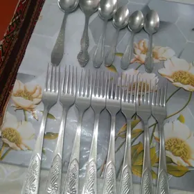 ложки вилки ножи