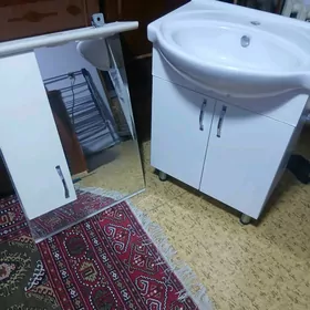 умывальник раковина с зеркалом