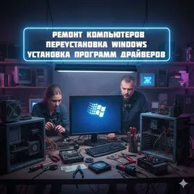 РЕМОНТ КОМПЬЮТЕРОВ ПЕРЕУСТАНОВКА WINDOWS