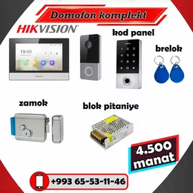 IP domofonlar taze komplekt
