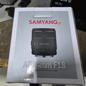 sony 24.f1.8 samyang taze