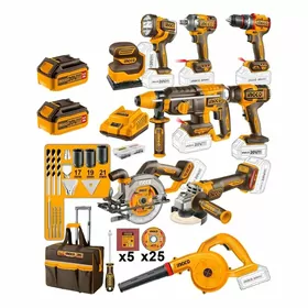 perferator nabor 9pcs  ingco