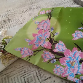 вышивка подушка