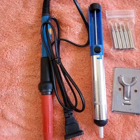 Паяльник и оловоотсос