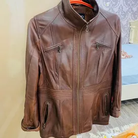 кожаный пиджак