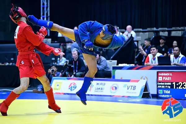 Türkmen samboçylary Indoneziýada ýaşlaryň dünýä çempionatynda 5 medal gazandylar