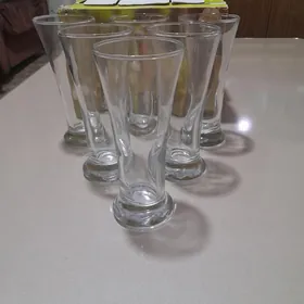 Фужеры сока, шампанского, лод.