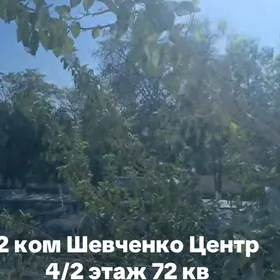 2 ком Центр 72 кв по Шевченко
