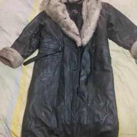 кожанная дублёнка