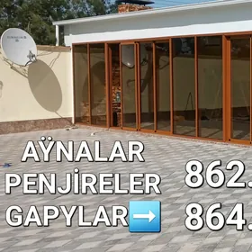 Ayna apisge penjire gapy
