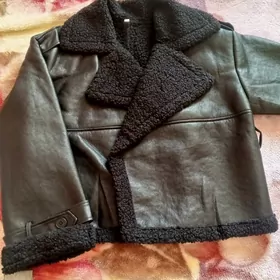 dublyonk kožanadan, дубленка