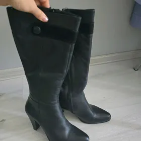 Кожаные Сапоги
