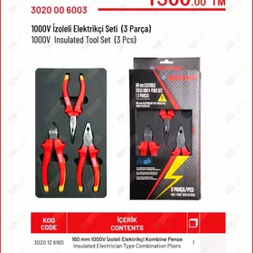 İzeltaş 1000V izoleli elektrik