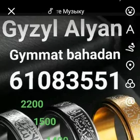 Gyzyl Alyan Gymmat bahadan