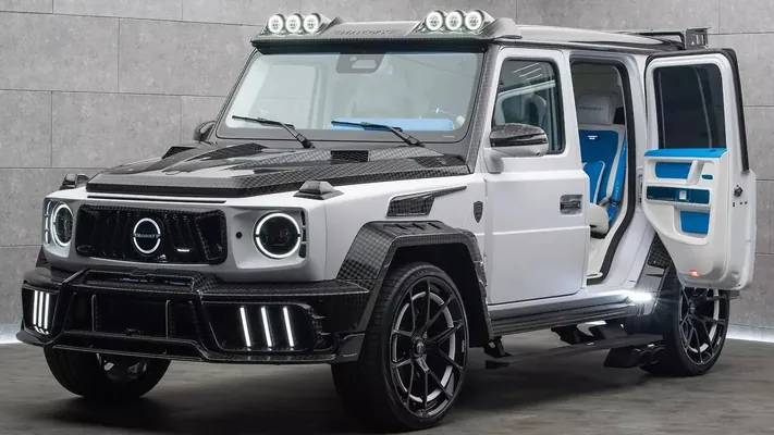 Mansory karbon bezegli we iki gapdala açylýan gapyly sekiz sany “Gelendwagen” çykarar